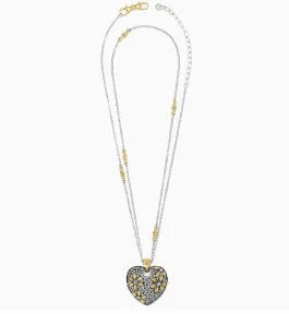 Garden Of Love Heart Convertible Necklace