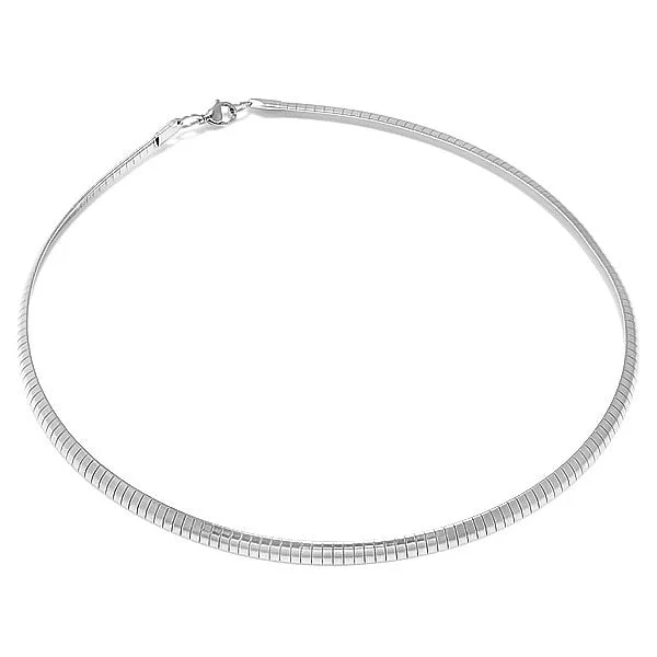 Ladies 16"*4mm Omega Necklace