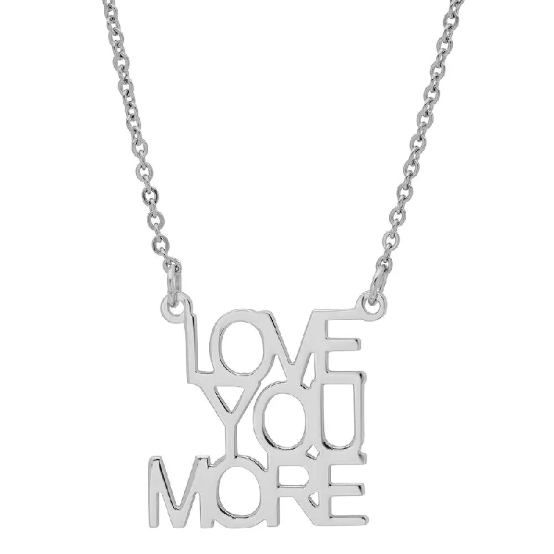 Ladies Stainless Steel LOVE Necklace