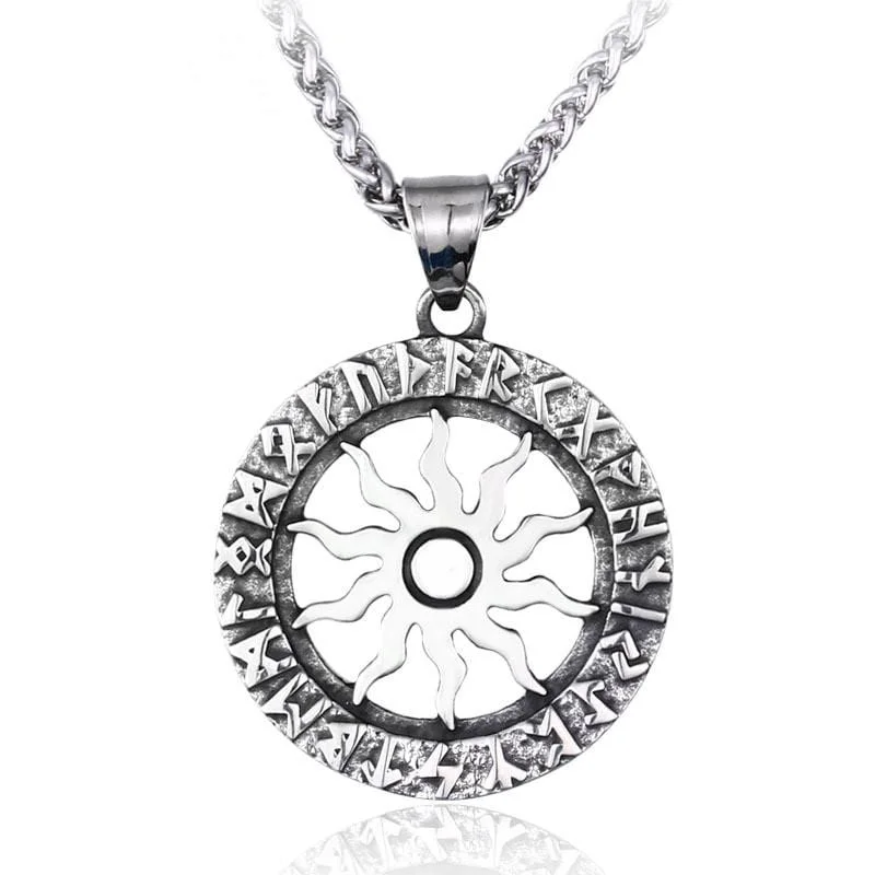 Men's Punk Annulus Letter Necklace