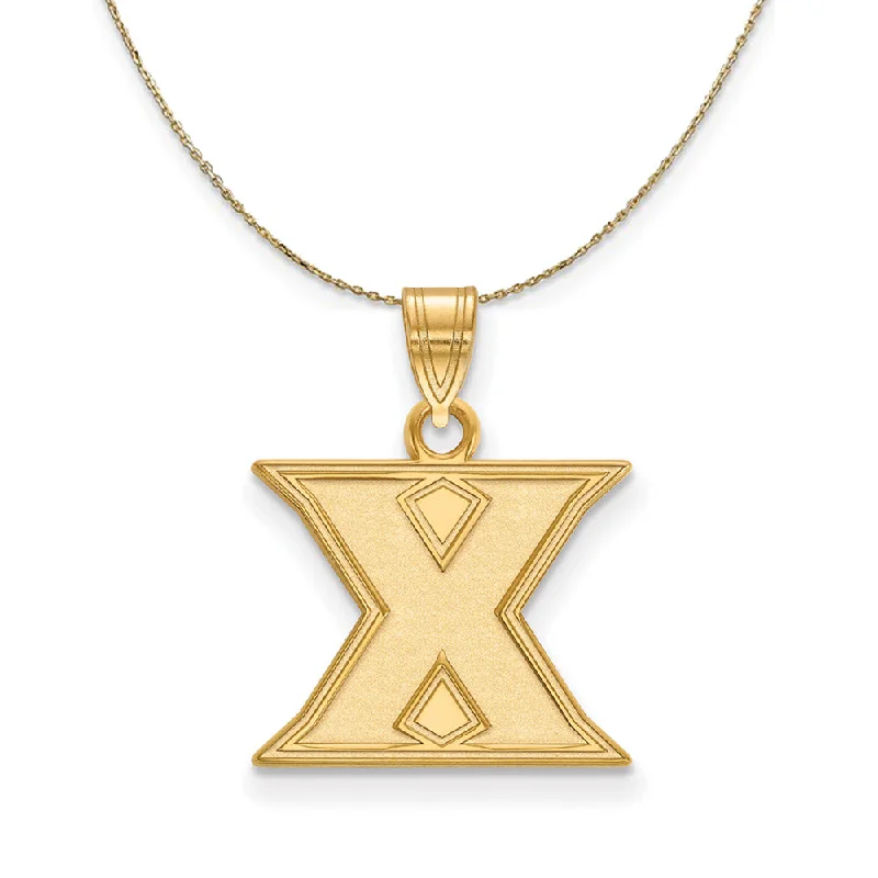 14k Yellow Gold Xavier U. Small Initial X Necklace