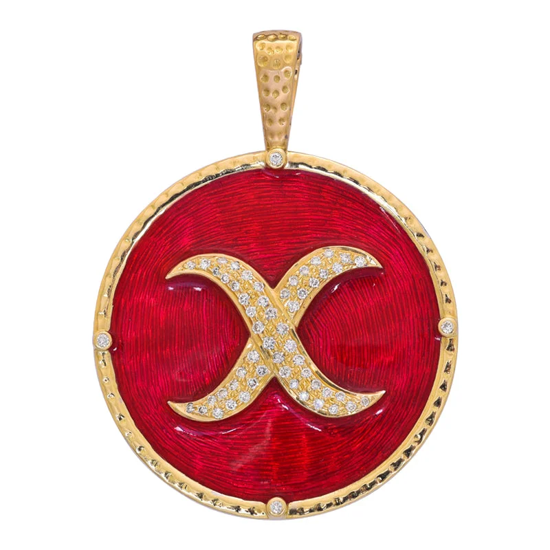 Pendant- Diamond (Enamel)